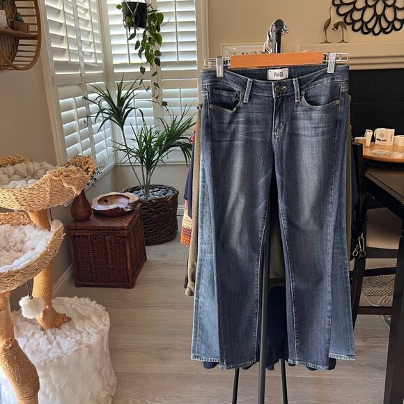 Paige Jeans Womens Size 28 Verdugo Crop Medium Wash Made in USA Denim Cotton - Picture 15 of 15